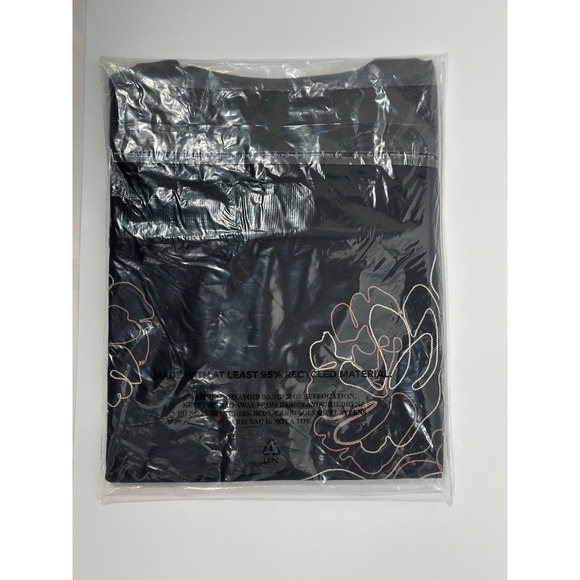 JJill Black Embroidered Floral Crewneck Sweatshirt Women's XS Petite - Picture 2 of 7